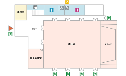 1Fフロアマップ