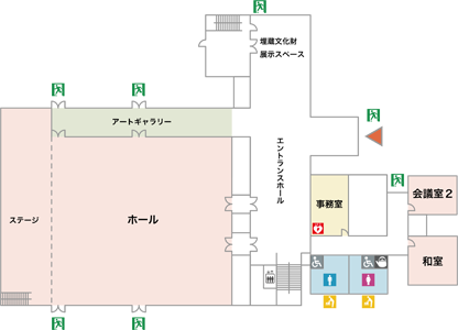 1Fフロアマップ